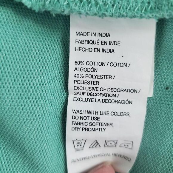 NWOT - IZOD Men's Turquoise Polo Shirt - Picture 4 of 6